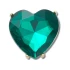 Jibbitz Emerald Heart Gem Multicolor