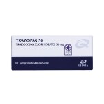 TRAZOPAX 50 MG. CJ X 30 COMP. única