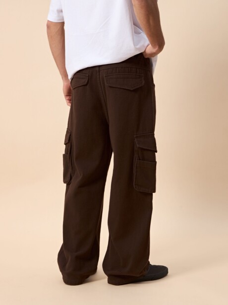 PANTALON DENIM ABEL MARRON