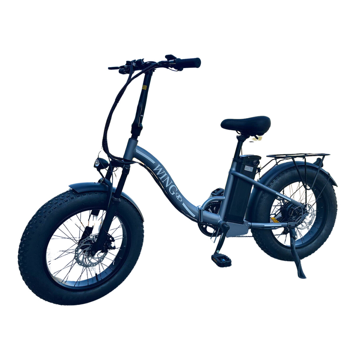Bicicleta Eléctrica Knex Wing ETF05 350W Rodado 20*4.0 Ub - GRIS 