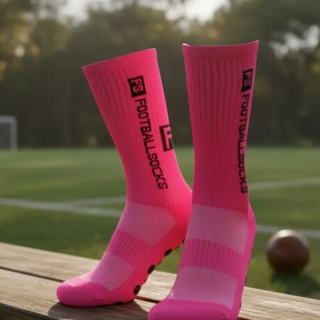 Par de Medias Deportivas Antideslizantes para Fútbol FS Rosadas