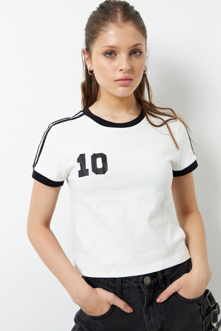 REMERA TEN Blanco