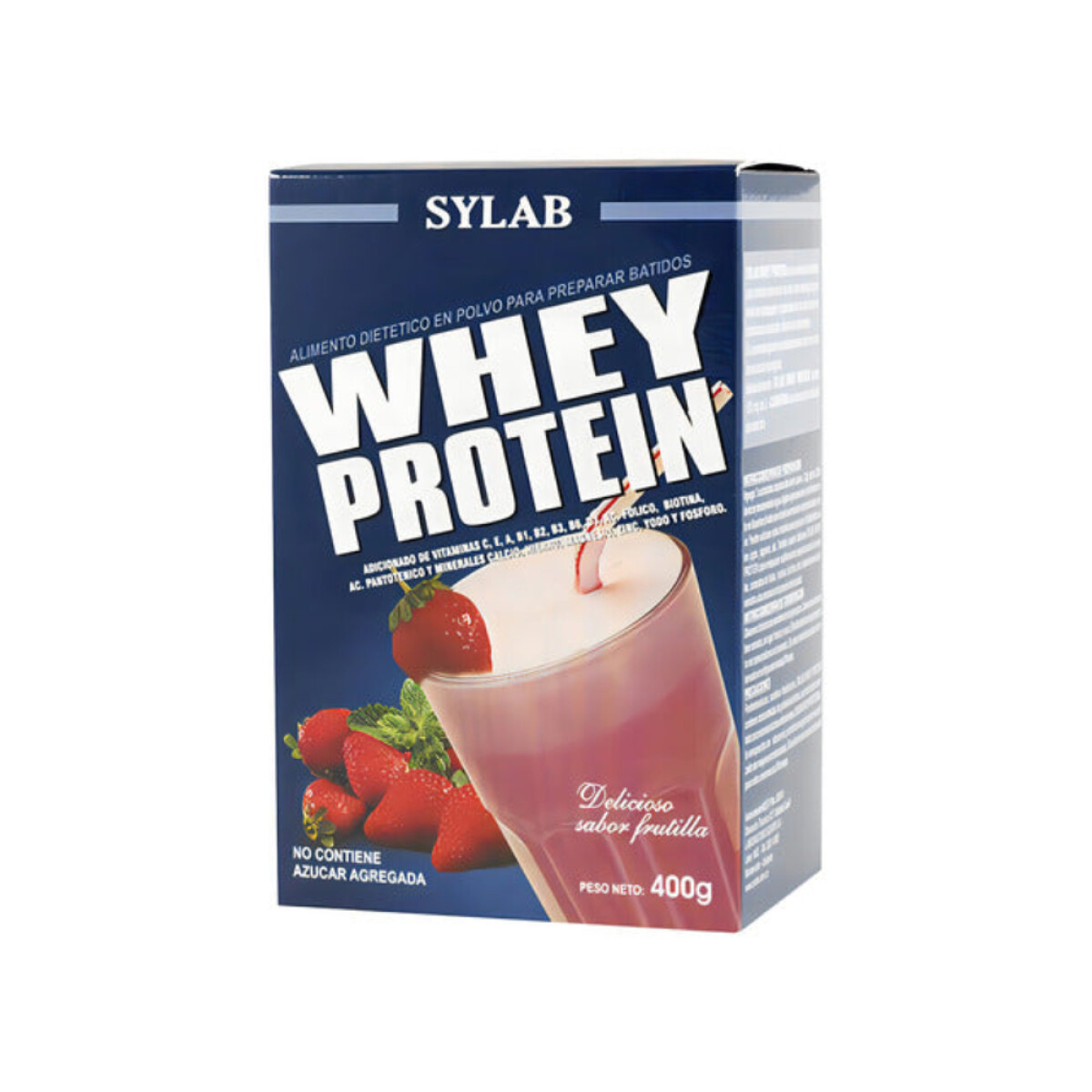 Sylab Whey Protein Frutilla 400g 