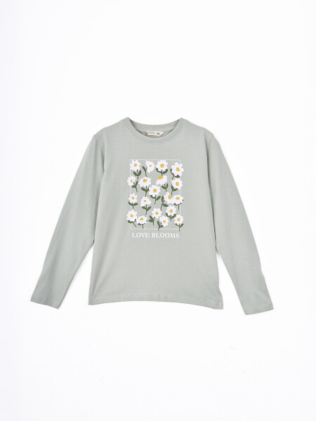 REMERA M/L POSITIVE VERDE CLARO