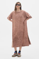 Vestido Pad Cotton Rust
