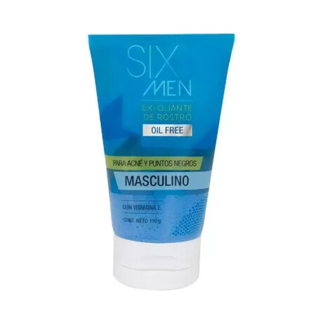 Exfoliante para rostro Six Masculino Acné y puntos negros