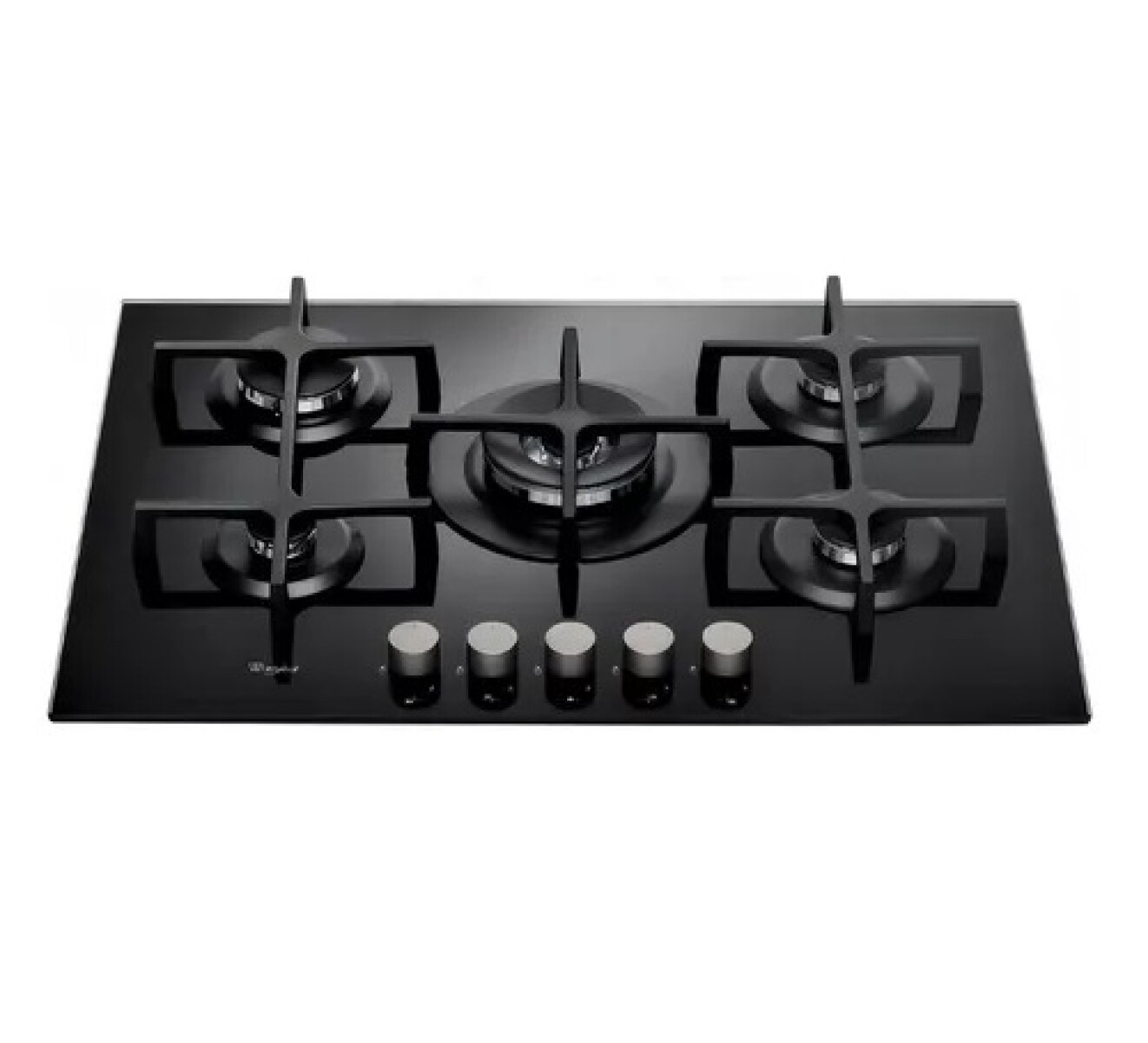 Anafe a gas de 5 hornallas Whirlpool GOA7523NB 