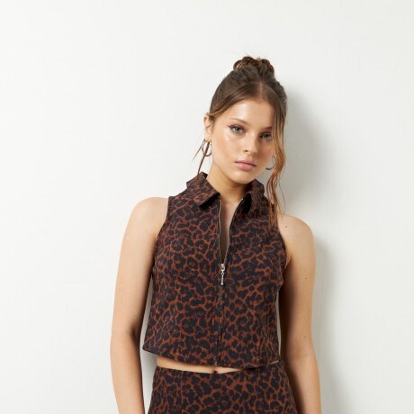 TOP MAISON PRINT Animal Print