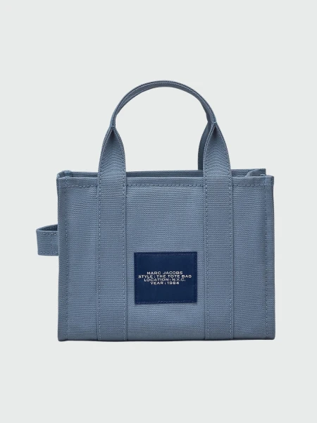 Marc Jacobs- Bolso de lona, The Small Tote Celeste