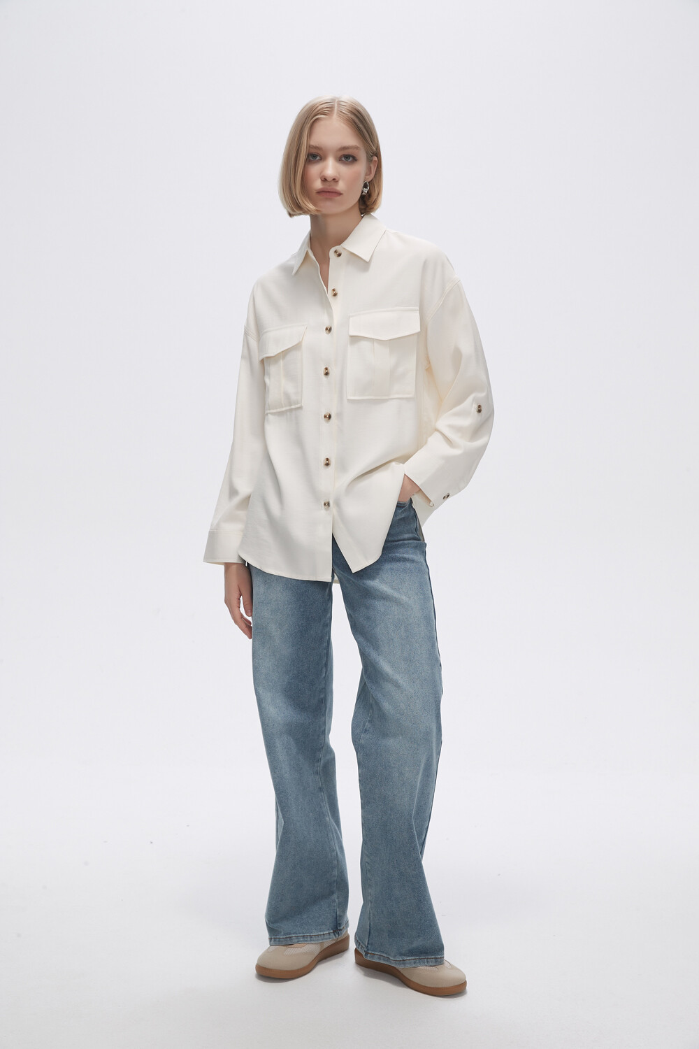 Camisa Tome Crudo / Natural