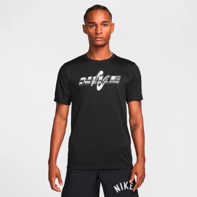 Camiseta Nike Dri-Fit Tee Rlgd Gfx de Hombre Negro