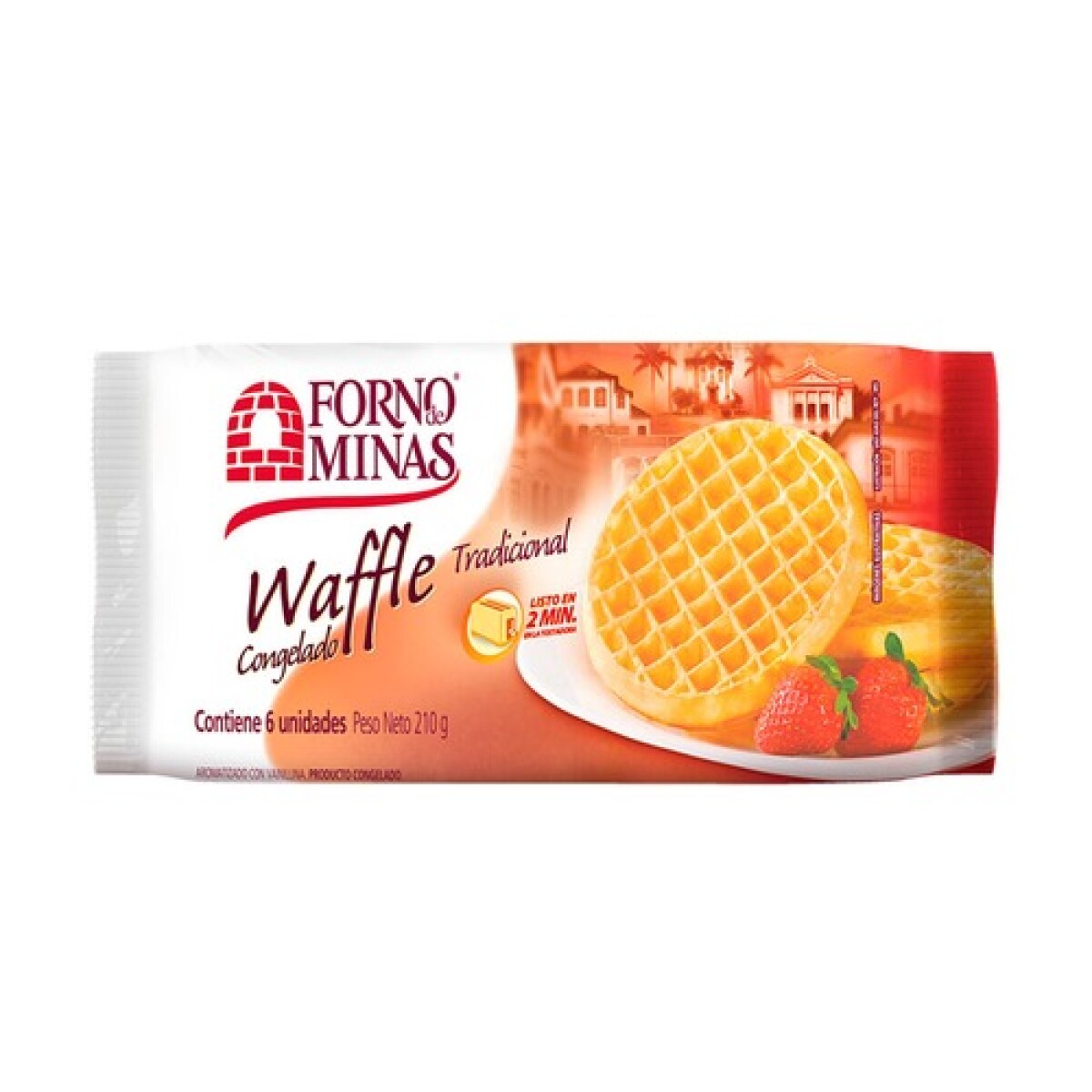Waffle Forno de Minas 6 Unidades 