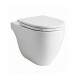 Inodoro Corto Fontana Blanco Brillo No Incluye Tapa