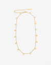 Collares Cortos Metal Collar De Corazón Acero - Dorado