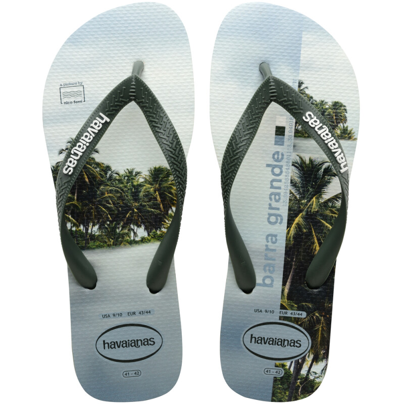 Sandalias Havaianas Top Surfer I Hombre Verde Oliva