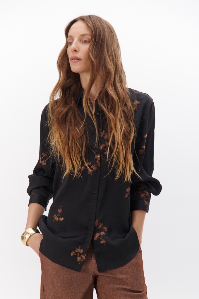 CAMISA NUIT NEGRO
