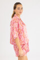 Pink paisley short Rosado