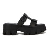 Sandalias Mujer Darkness Plataforma Negro-negro