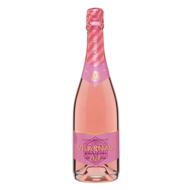 Vilarnau Cava 0.0 Rose 750ml Vilarnau Cava 0.0 Rose 750ml