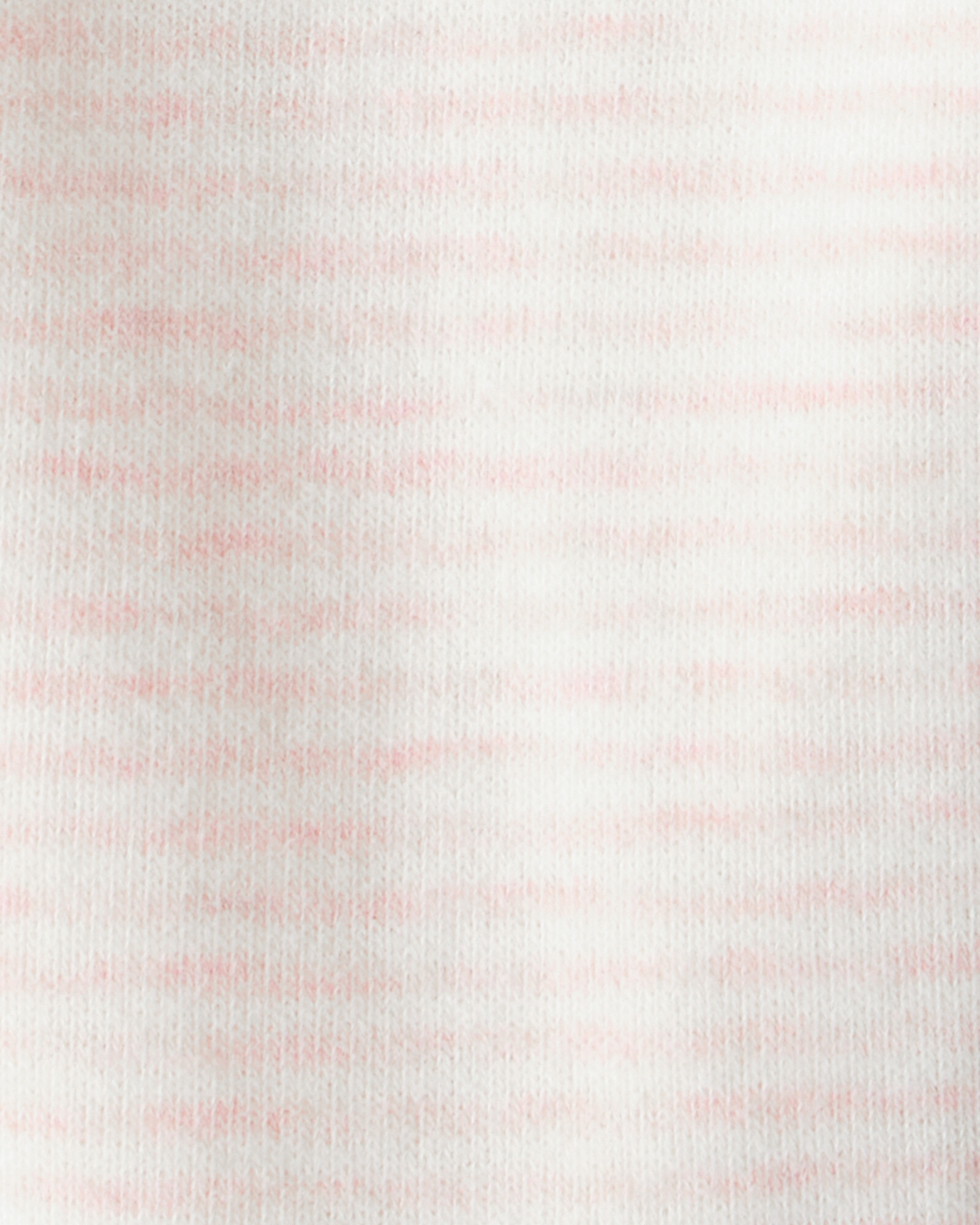 Pantalón de algodón, diseño a rayas rosado y crema Sin color