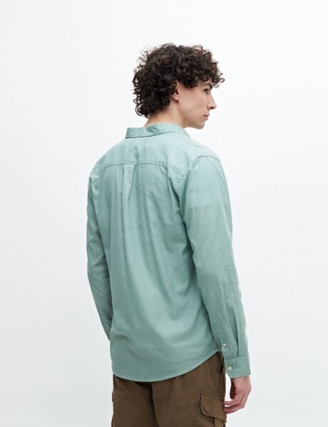 Camisa Paolo Aqua