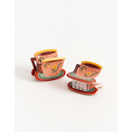Set X2 Miin Borches De Taza Combinacion Multicolor