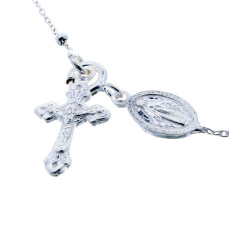 Pulsera religiosa de plata 925. Pulsera religiosa de plata 925.