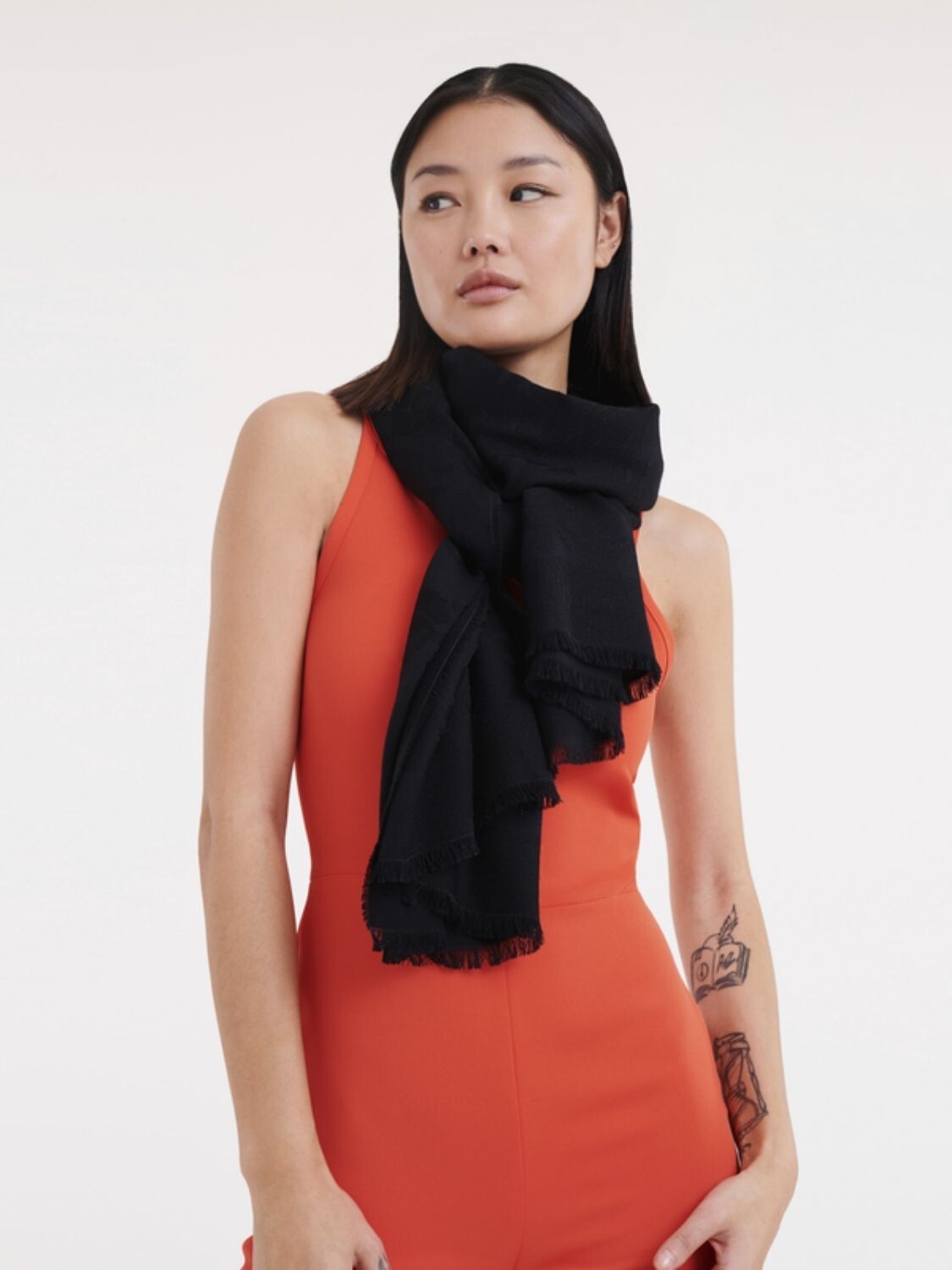 Longchamp -Pashmina de lana 0