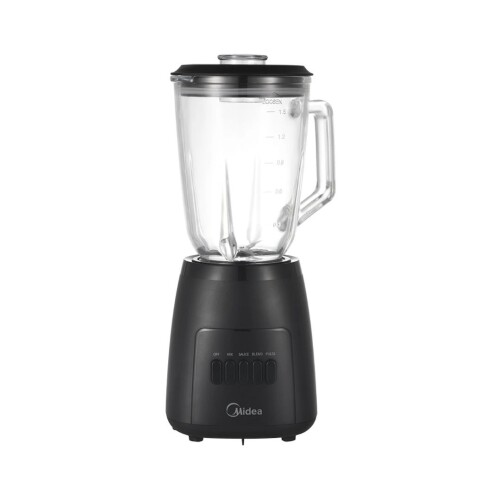 Licuadora de Vidrio Negra 1,5L - Modelo MJ-BL6014W - Midea Licuadora de Vidrio Negra 1,5L - Modelo MJ-BL6014W - Midea
