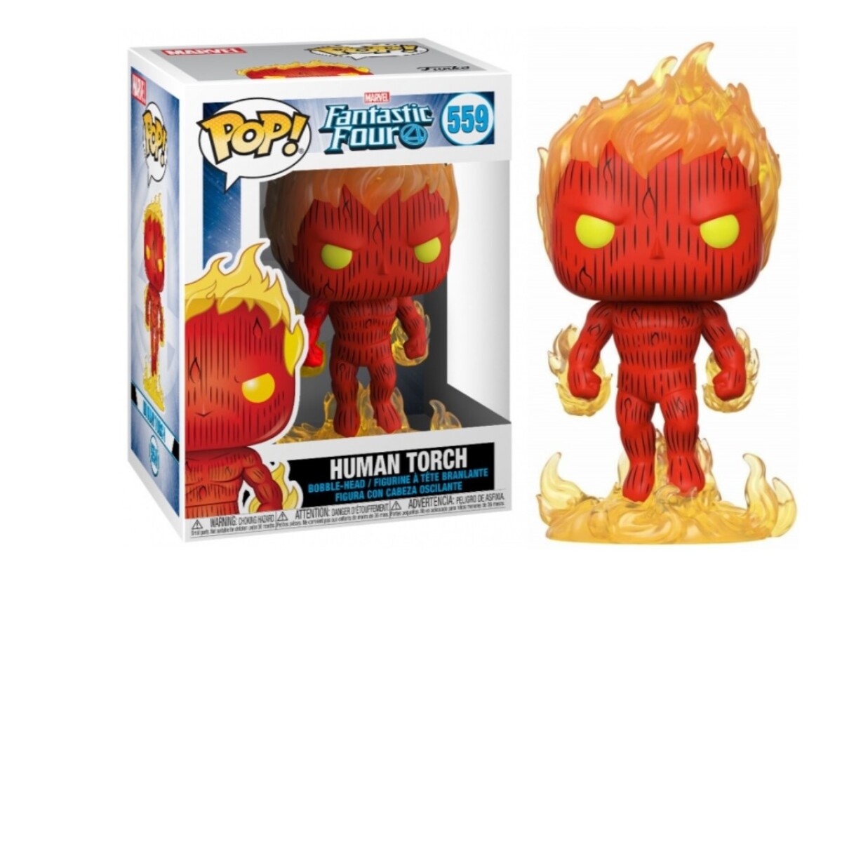 FUNKO POP! Marvel: Fantastic Four - Human Torch N° 559 