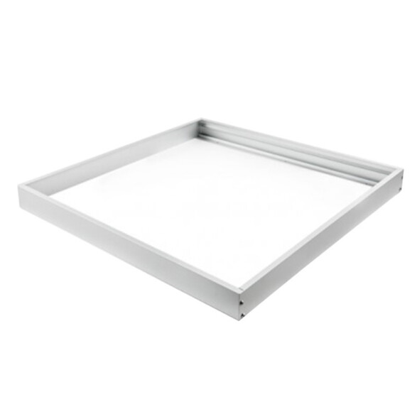 Marco alto blanco p/adosar panel LED 605x605x70mm IX2242X