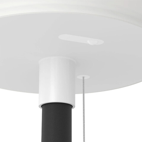 Lámpara de mesa negro-blanco solar RGBWW IP54 EG3690