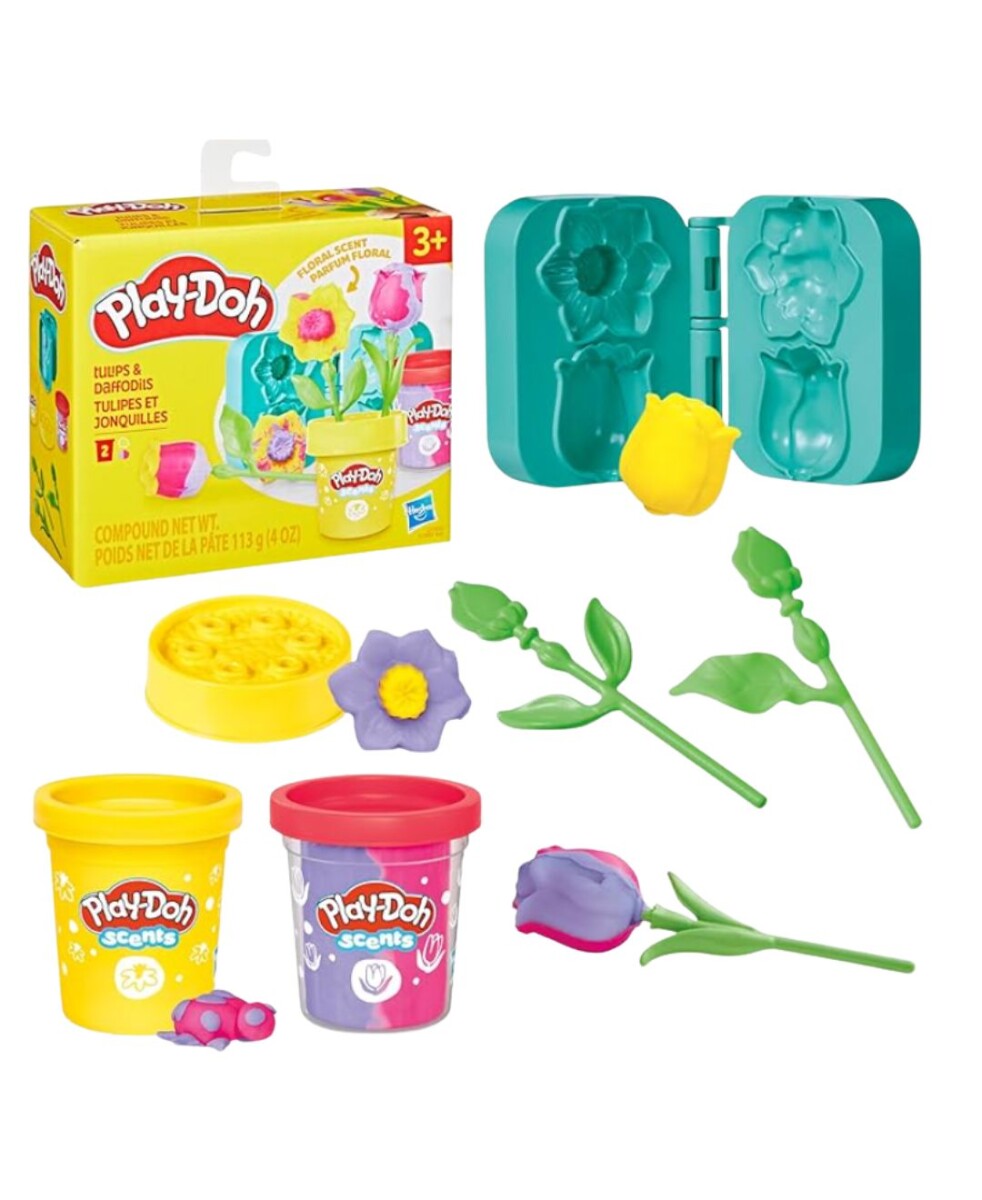 Hasbro Play Doh Sets de Girasoles y Margaritas - Único 