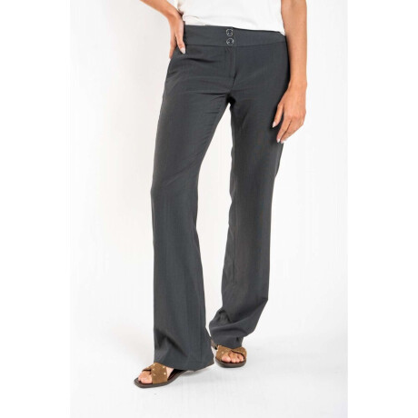 Pantalon Bengalina Recto Linea E.*- Gris Melange