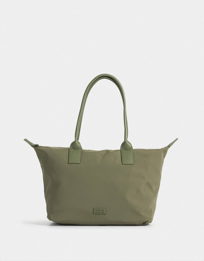 Mochilas Special Price Estampados Cartera Shopper - Verde Kaki