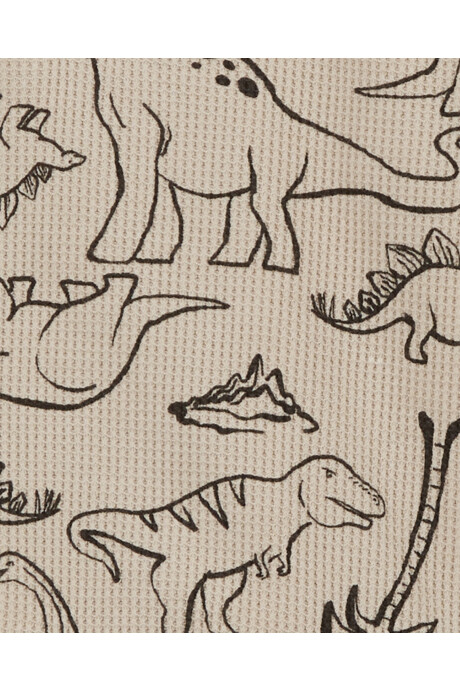 Set tres piezas de algodón, pantalón, buzo y body diseño dinos Sin color