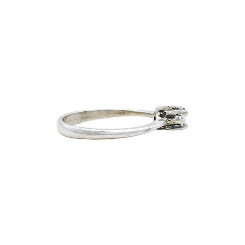 Anillo Solitario-Plata 950-Piedra Zirconia-AN3452 conpiedra