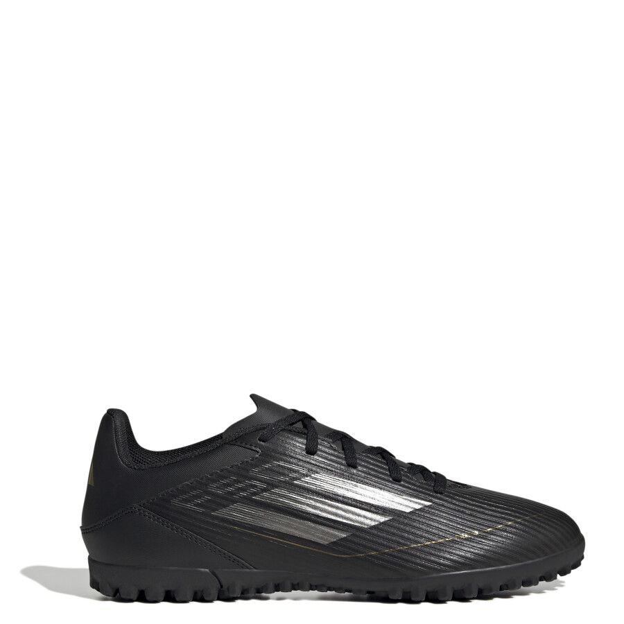 Championes Unisex Adidas Fútbol 5 F50 Club Negro-Plata-Oro