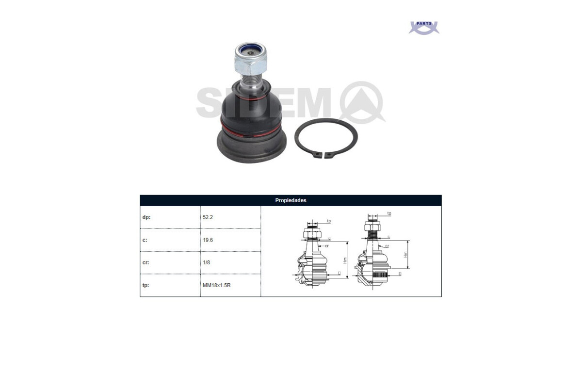 Rotula Del Nissan D22/D21 Mexico 88-25 Der/Izq Rotula Del Nissan D22/D21 Mexico 88-25 Der/Izq