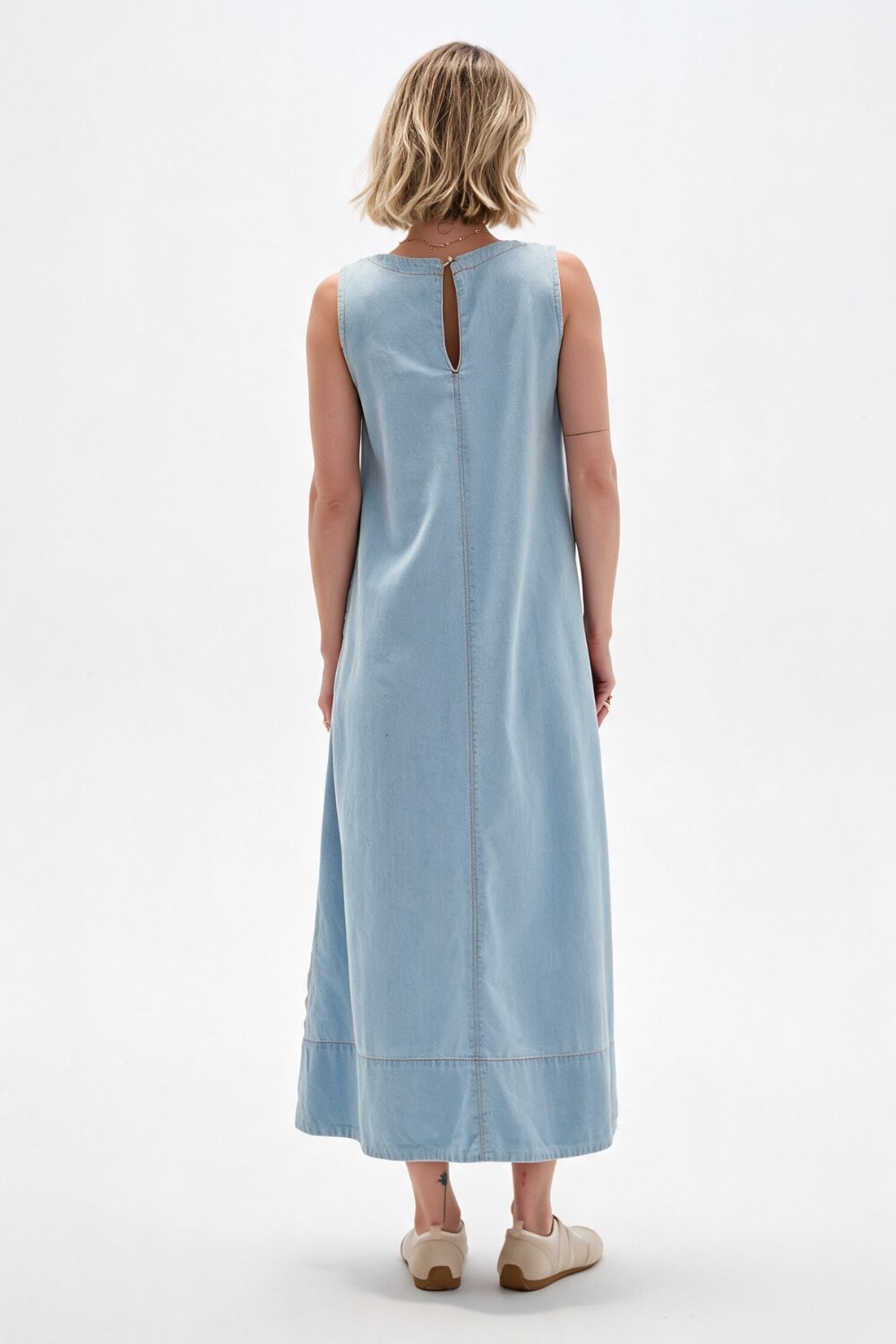 Vestido Korae Celeste