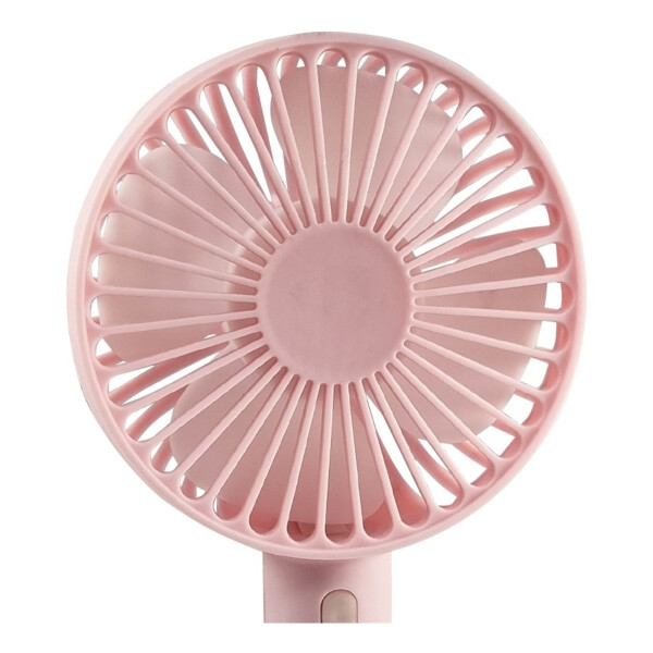 Mini Ventilador Usb De Mano Portátil O De Mesa Recargable Variante Color Rosado