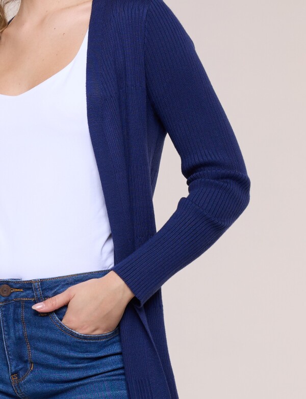 Cardigan Abierto AZUL