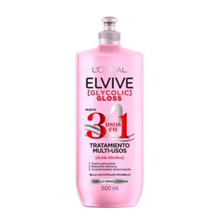 L´oréal Elvive Tratamientos multi-usos 3 en 1 500 ml Glycolic Gloss