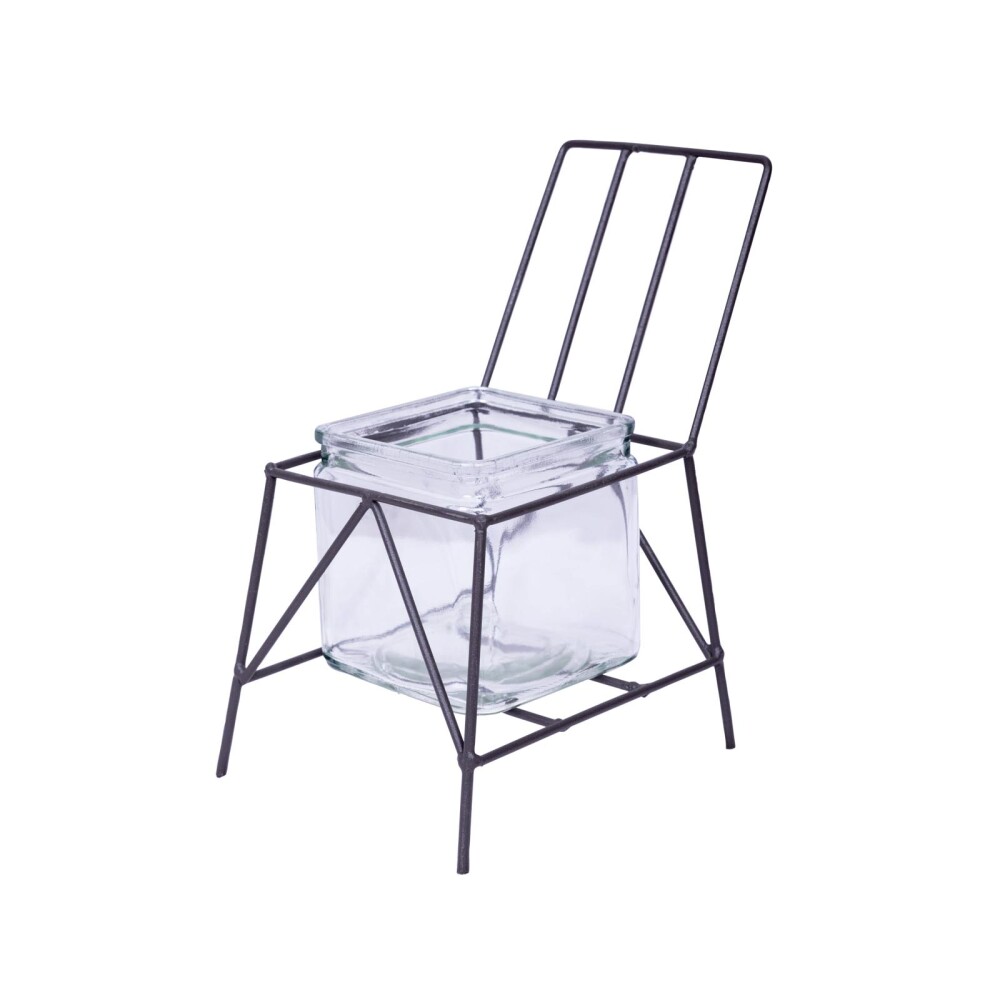 CANDELABRO SMALL VIDRIO TRANSPARENTE BUDDY