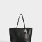 Shopper Cartera Shopper Con Charm - Negro