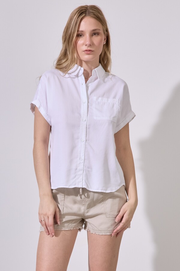 Camisa Tencel BLANCO