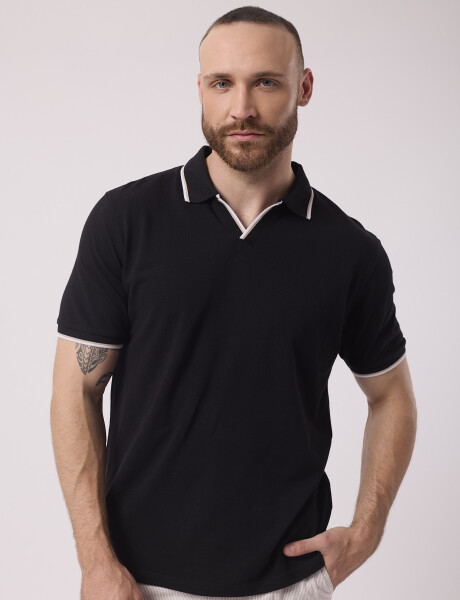 Remera m/c lisa negro