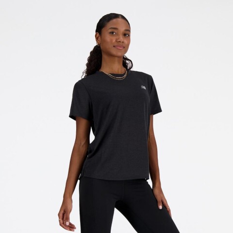 Polo Running Athletics T-Shirt Mujer Black