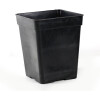 MACETA CUADRADA NEGRA VEGA 5 LITROS 19CM MACETA CUADRADA NEGRA VEGA 5 LITROS 19CM