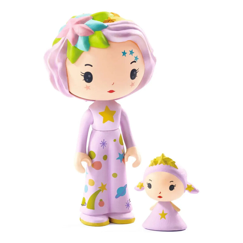 Muñeca Coleccionable Violet Tinyroom Tinyly Djeco Muñeca Coleccionable Violet Tinyroom Tinyly Djeco